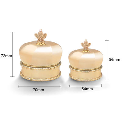 उत्कृष्ट सौंदर्य प्रसाधन पैकेजिंग जार प्लास्टिक क्रीम कंटेनर 54mm 70mm व्यास